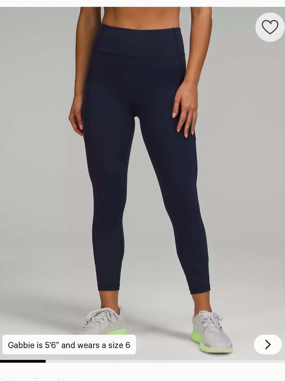 lululemon athletica Navy High-Rise Full-Length Leggings
